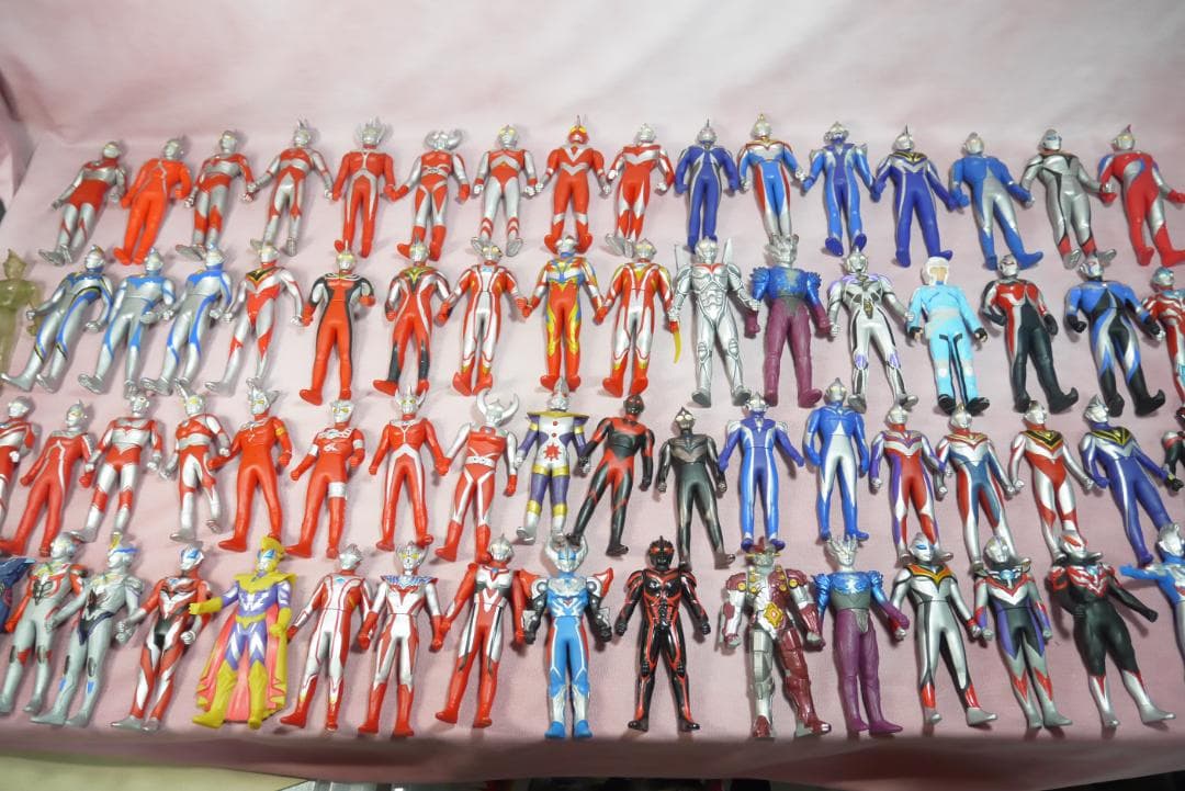 ウルトラヒーローシリーズ800　ウルトラヒーローシリーズ500　ソフビ71体