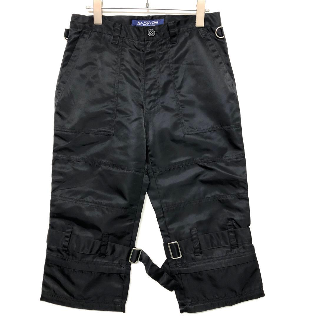 原宿 v系 古着 BA-TSU CLUB ギミック ボンテージ ハーフパンツ