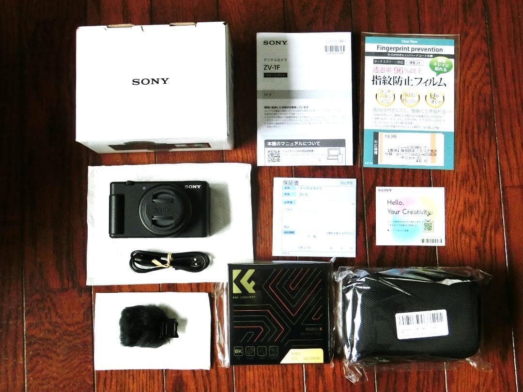 試写のみ超美品SONY ZV-1F 必要付属品3点ソニーコンパクトデジタルカメラ