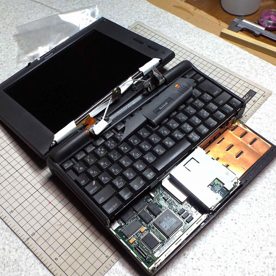 最近不動_ヒンジ崩壊_CF起動_ PowerBook 5300Ce_付属品多数