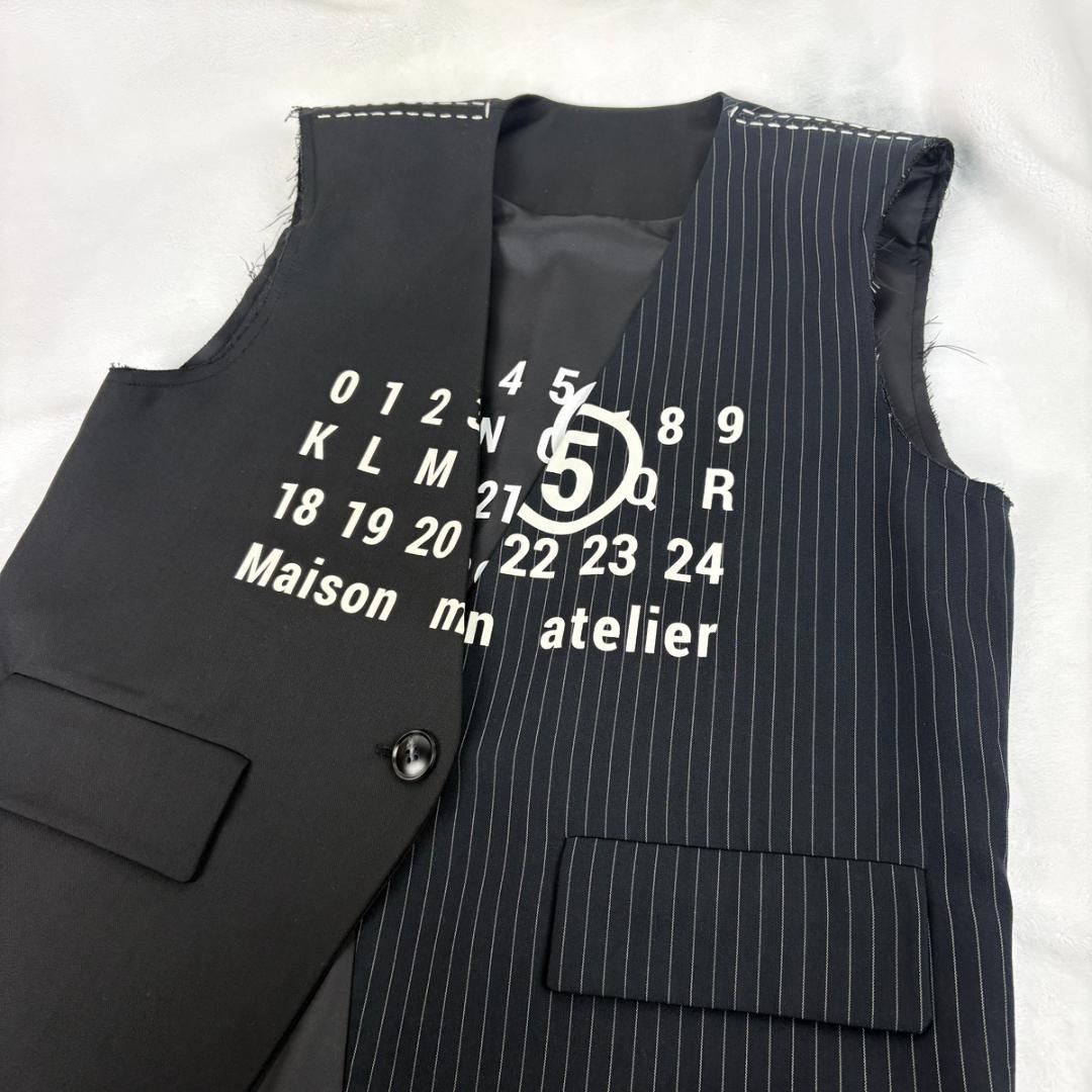 新品タグ付♡MICALLE MICALLE 　〇ジェラ風　ベスト ジャケット