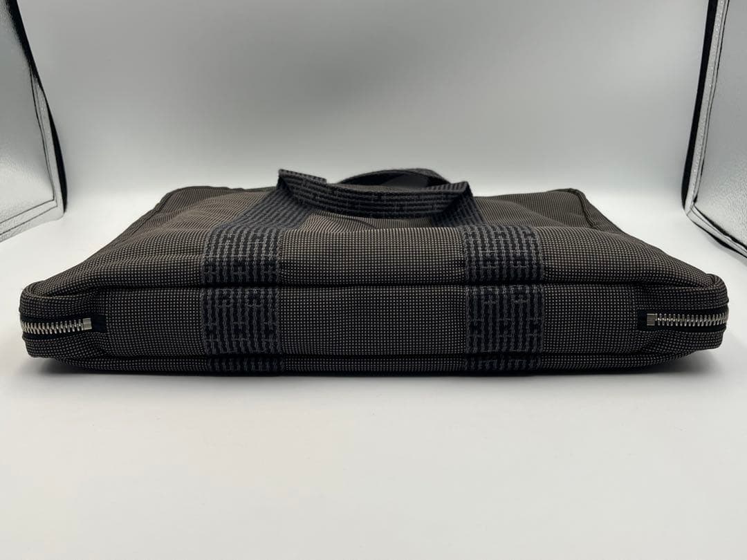 HERMES エルメス ビジネスバッグ 2way グレー エールライン