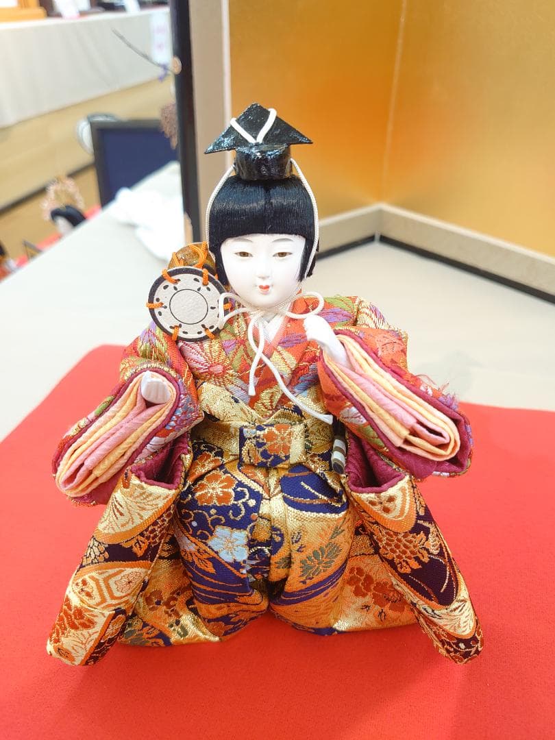 ●専用商品●金襴衣装五人囃子●　ごにんばやし　おひなさま　新品
