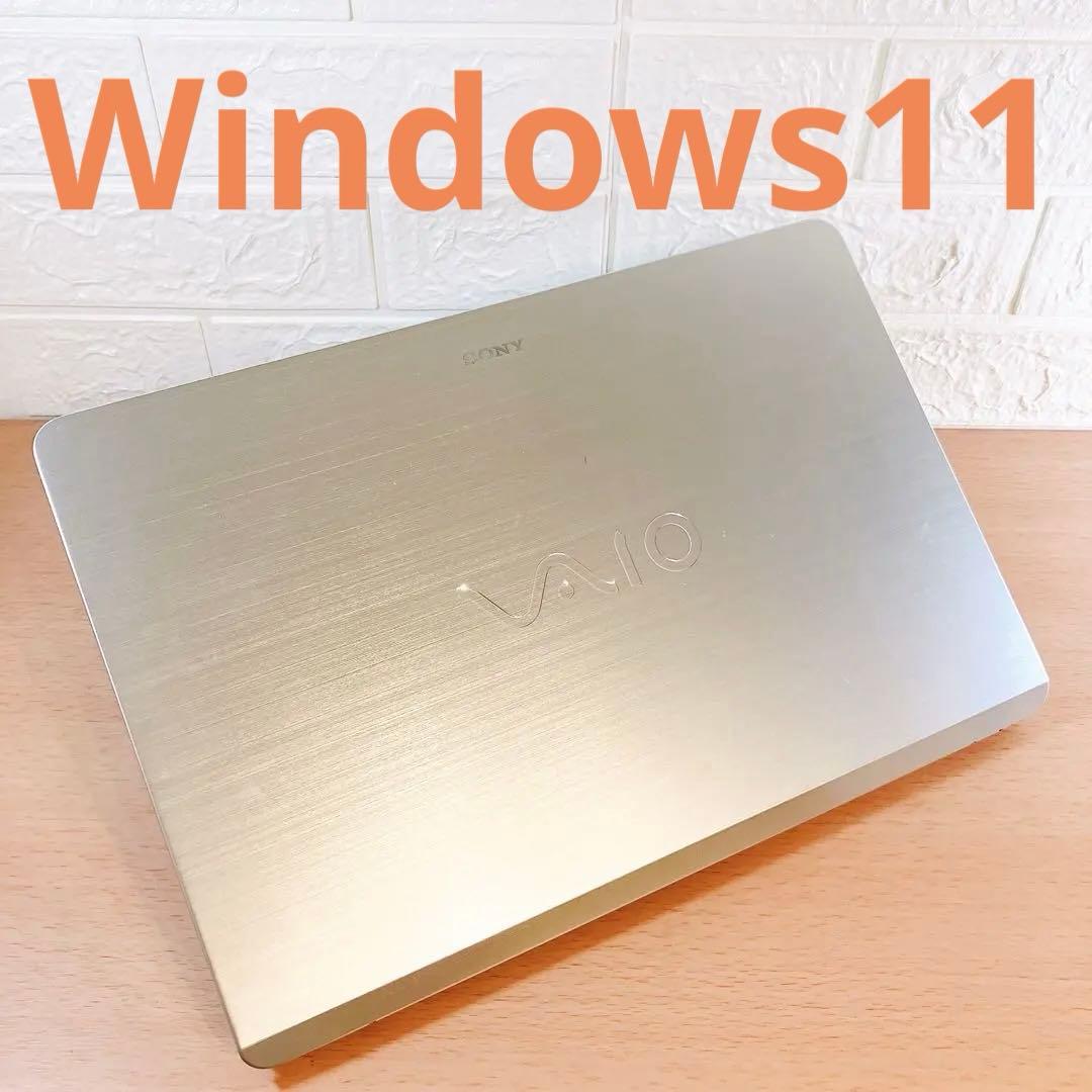 Win11✨SSD☘️タッチパネル✨️BluRayすぐ使えるVAIOノートパソコン