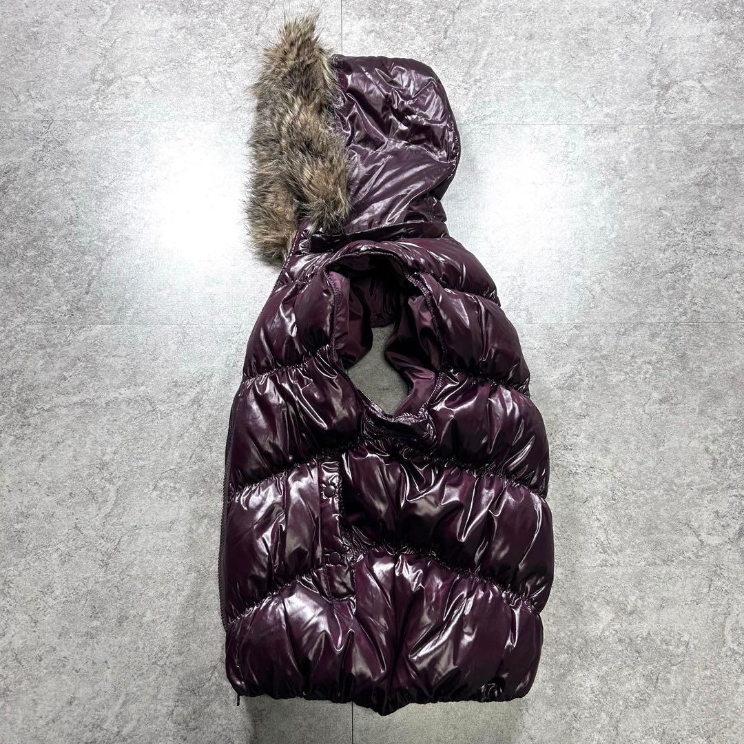 00s【archive】old gap/ファーダウンベスト/Y2K/光沢/お兄系