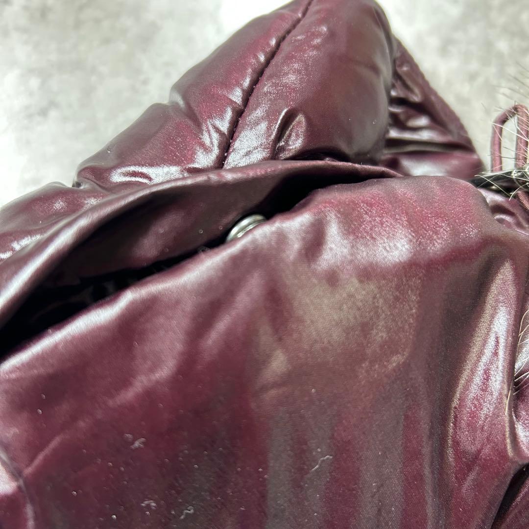 00s【archive】old gap/ファーダウンベスト/Y2K/光沢/お兄系