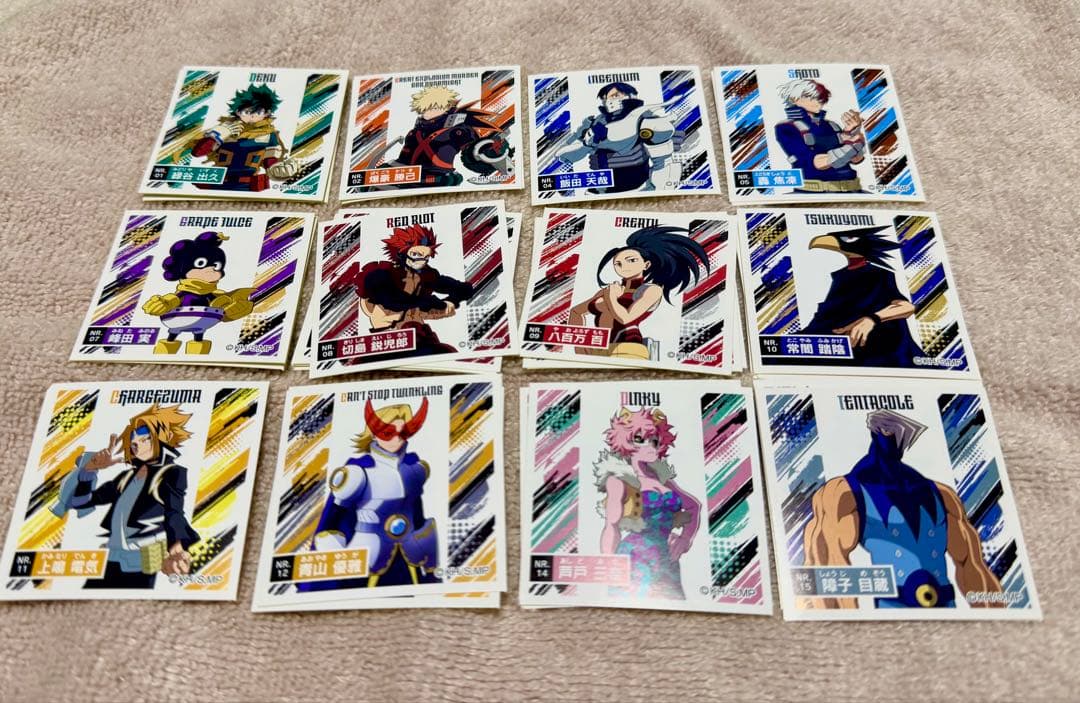 バラ売り⭕️シール烈伝 僕のヒーローアカデミア計159枚
