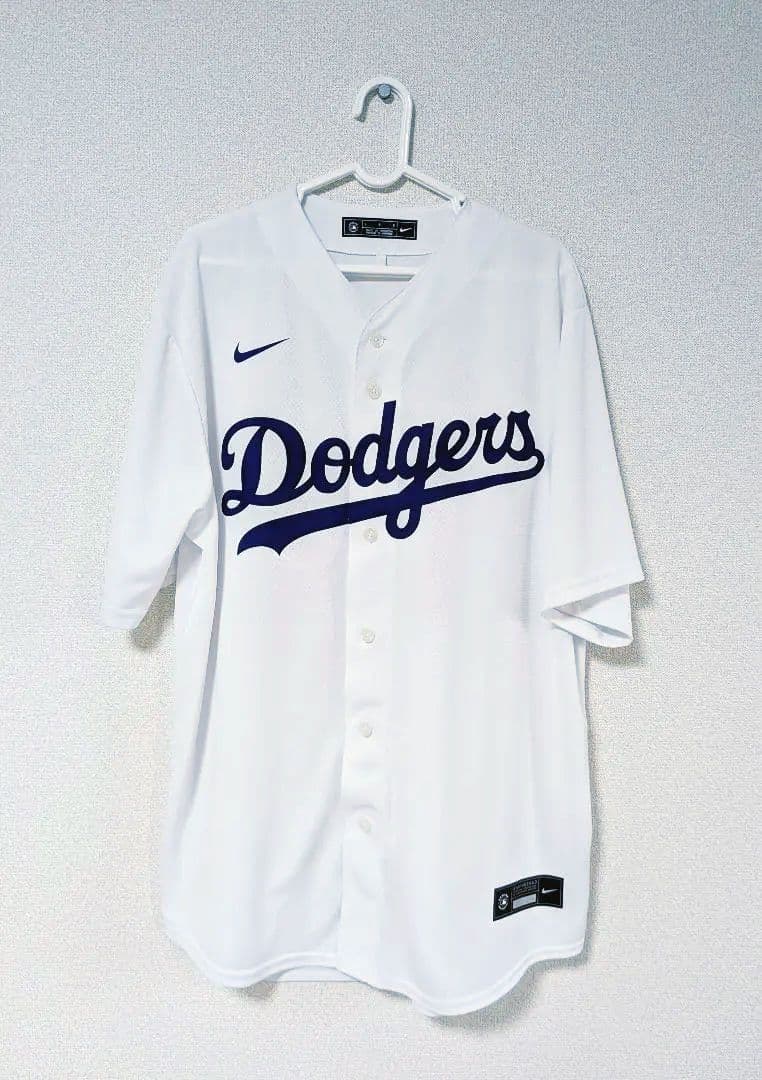 【値下げ！】Nikeドジャース ユニフォーム Lサイズ 背番号なし 公式 美品