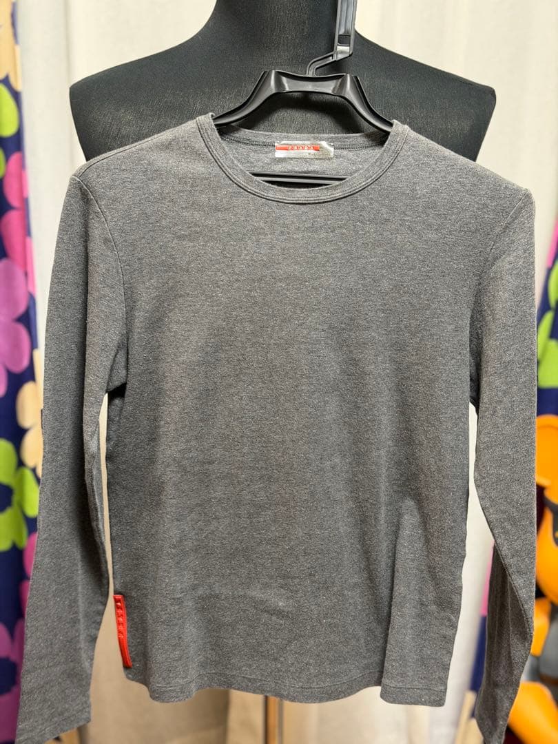 PRADA SPORTグレー 長袖カットソー