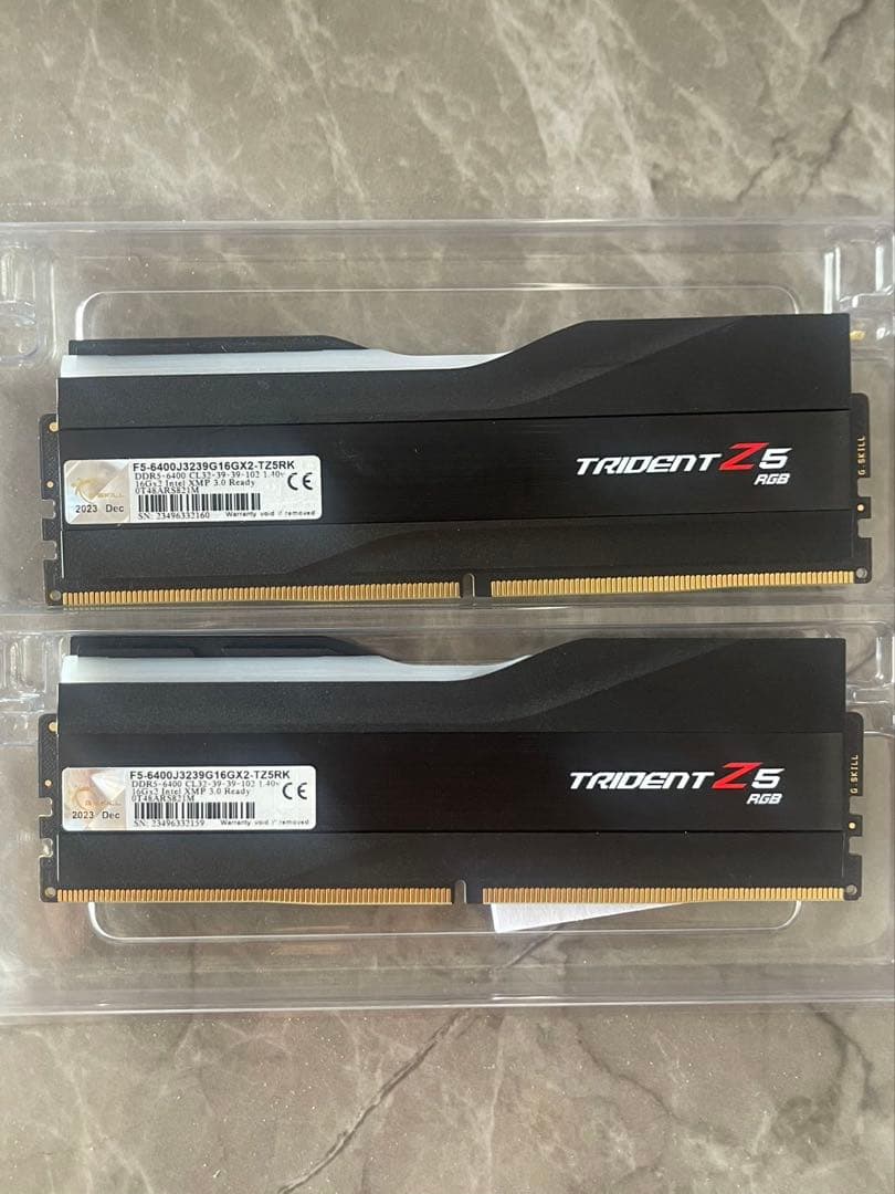 G.Skill Trident Z5 RGB DDR5 32GB メモリ
