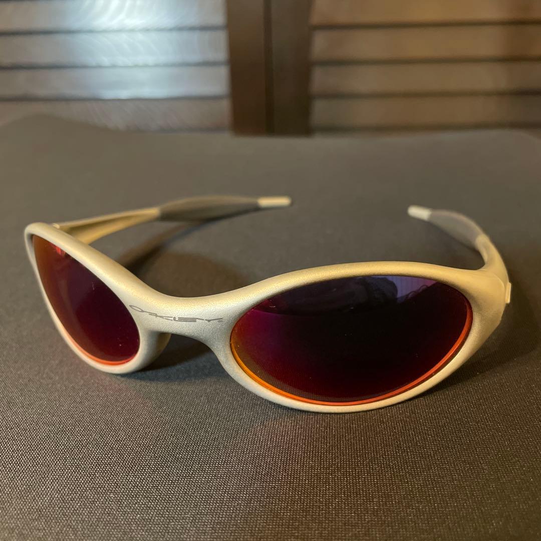 Oakley ヴィンテージeye jacket シルバー 希少90s USA製