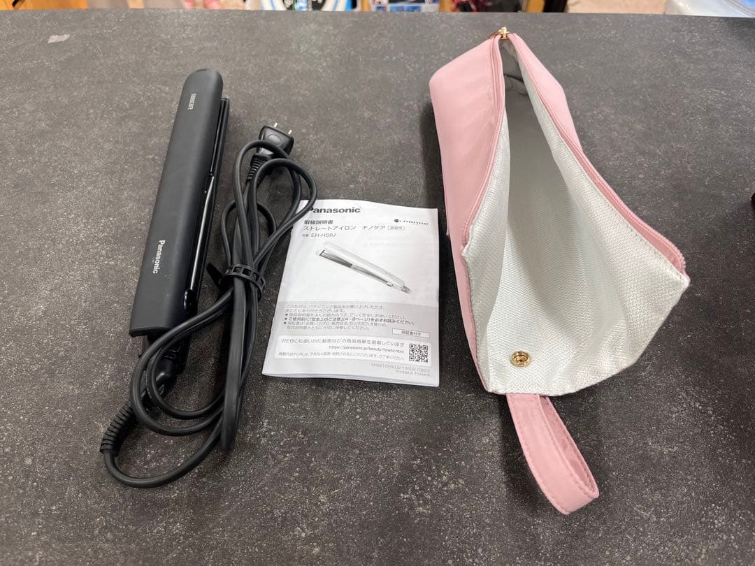 パナソニック　Panasonic ストレートアイロン　ナノケア　EH-HS0J