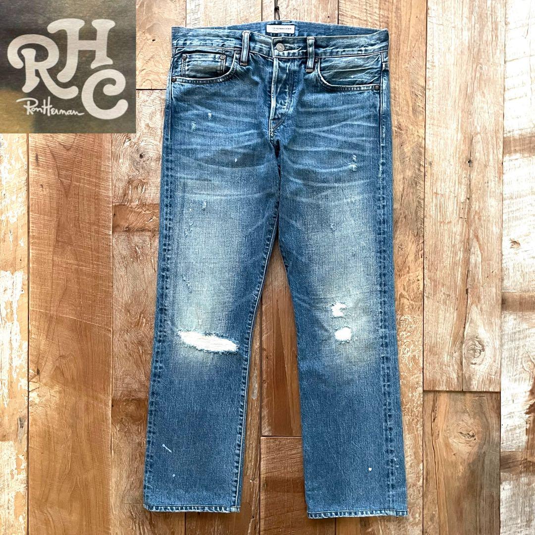【美品】RON HERMAN DENIM セルビッチ 赤耳　デニム パンツ 30