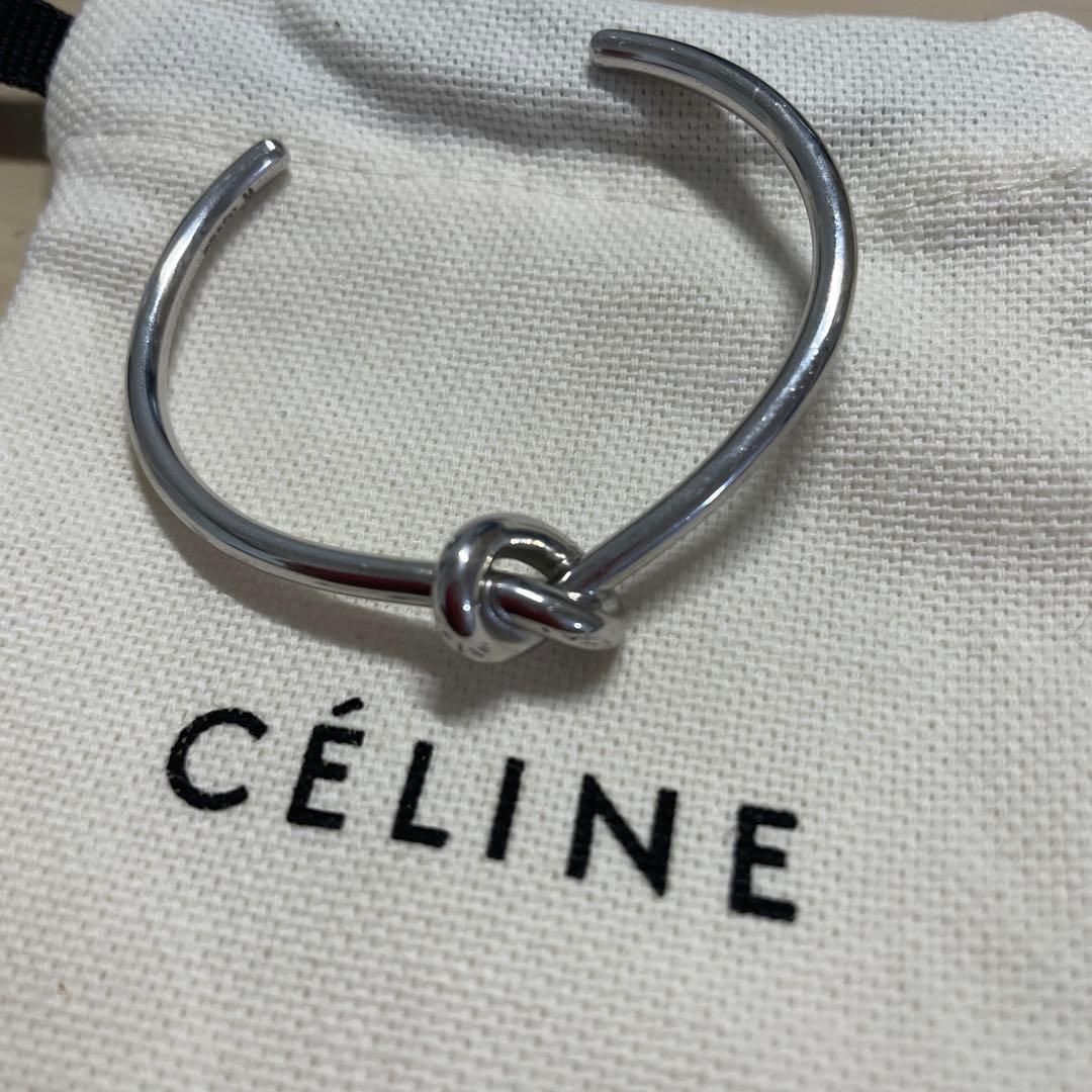 CÉLINE ノットデザイン バングル