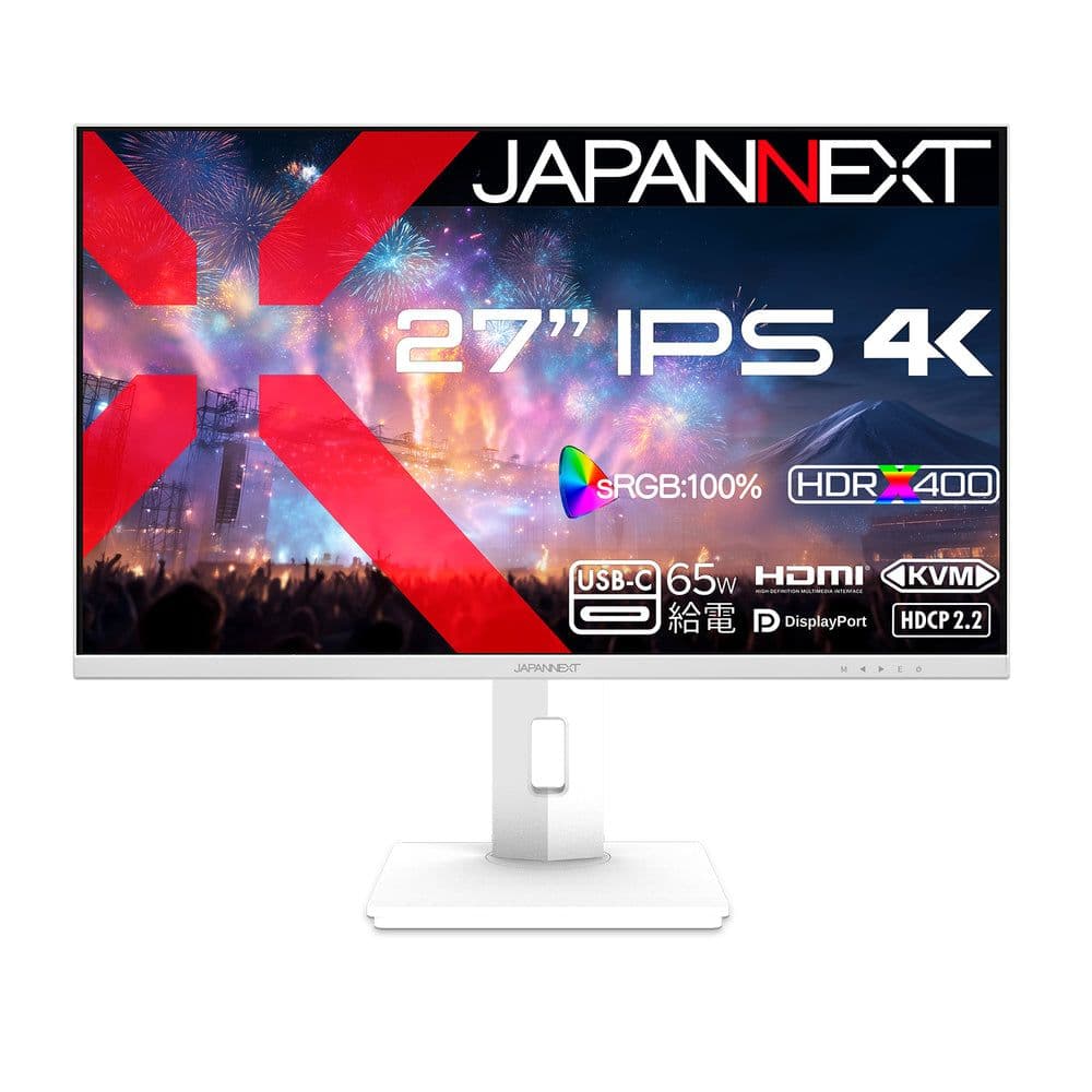 【新品未使用】JAPANNEXT 27インチ IPS 4K モニター