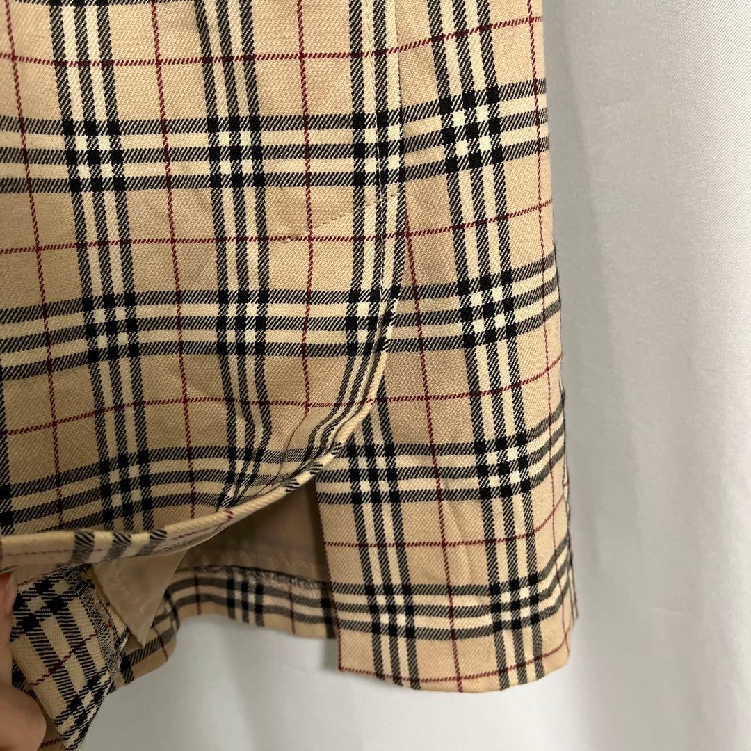 タートルネック チェック柄 ワンピース