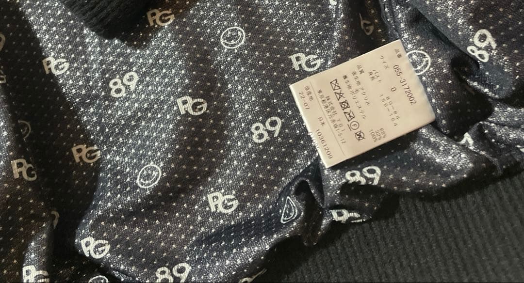 美品パーリーゲイツニットブルゾン裏地つき