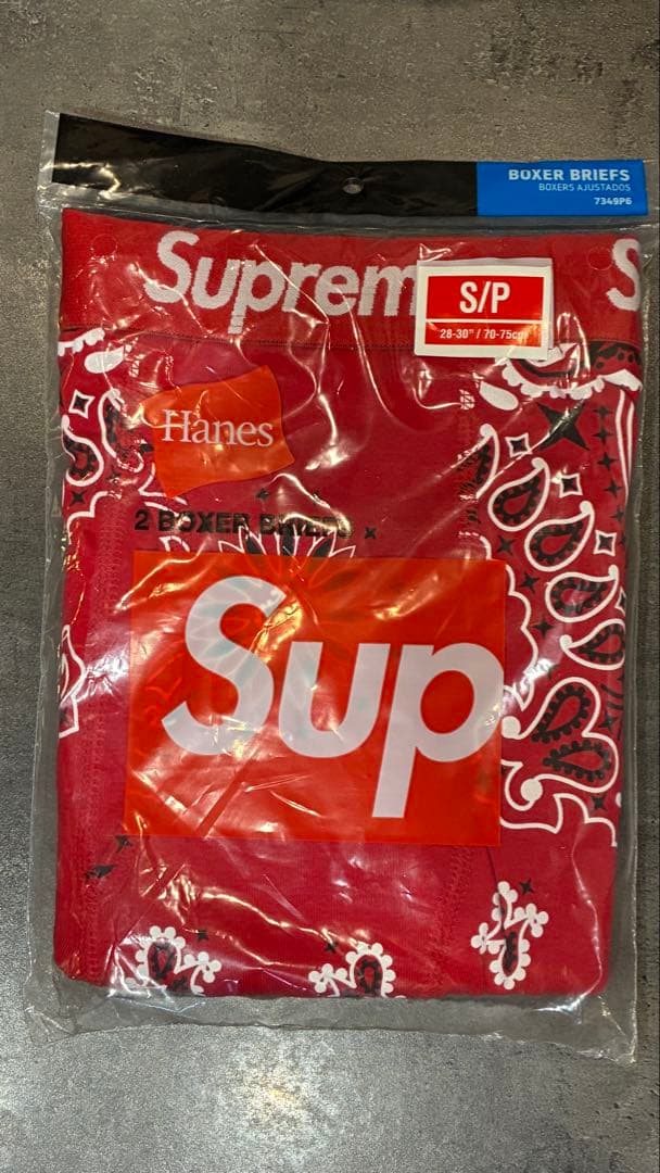 Supreme Hanes boxer ボクサーパンツ 2枚セット バンダナ