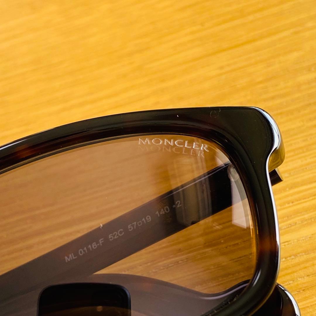 MONCLER 正規品 ML0116-F 52C 鼈甲 サングラス モンクレール