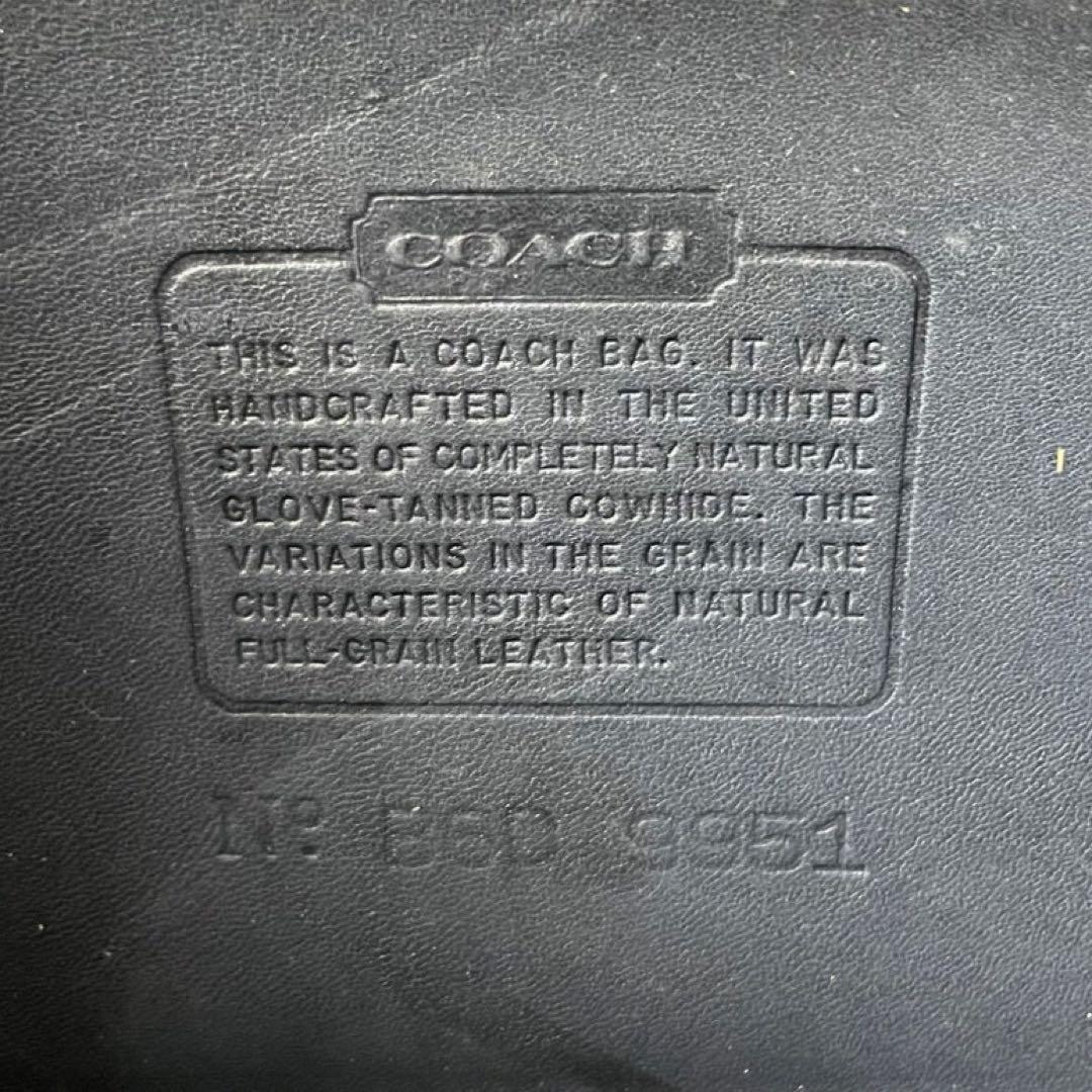 ✨美品✨オールドコーチ　ショルダーバッグ　2way レザー　ブラック　USA製