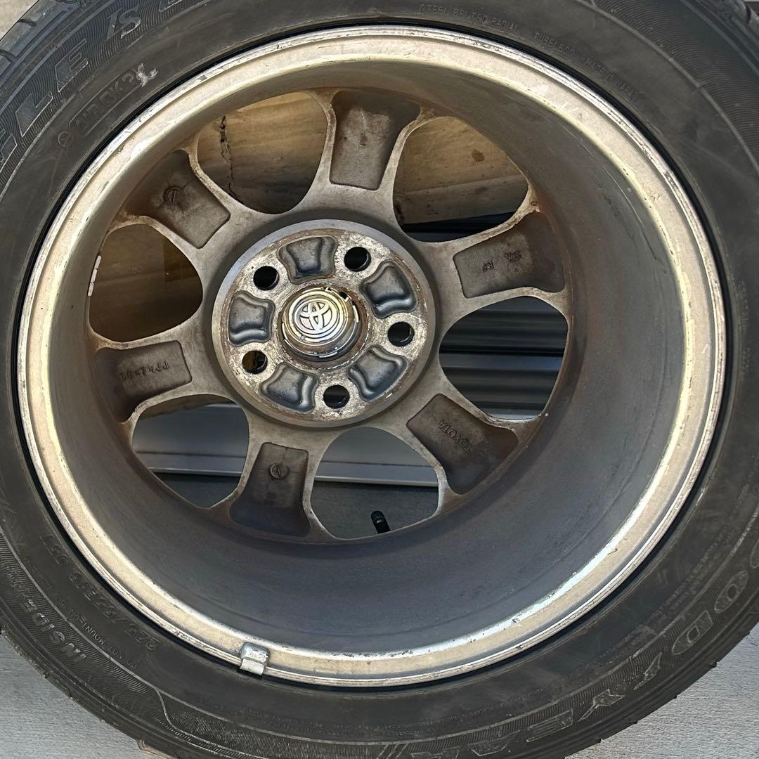 アリスト純正ホイール 溝タイヤ付き！
