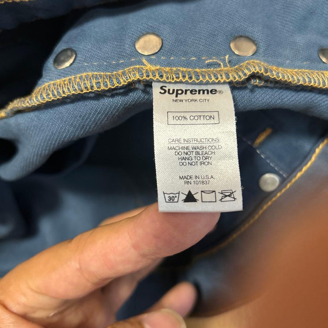 Supreme デニムパンツ ダークブルー 30inch