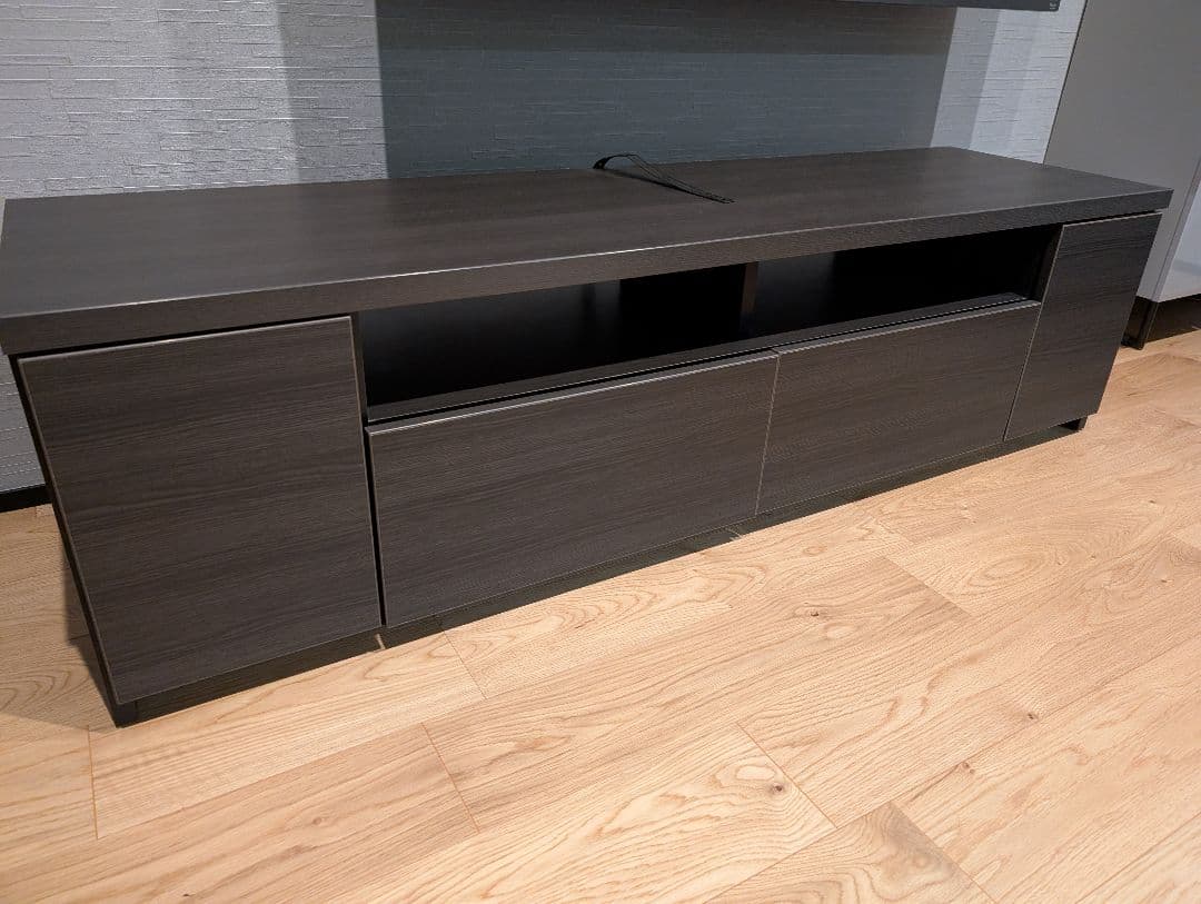 【送料込み】LOWYA ブラックウッド テレビ台