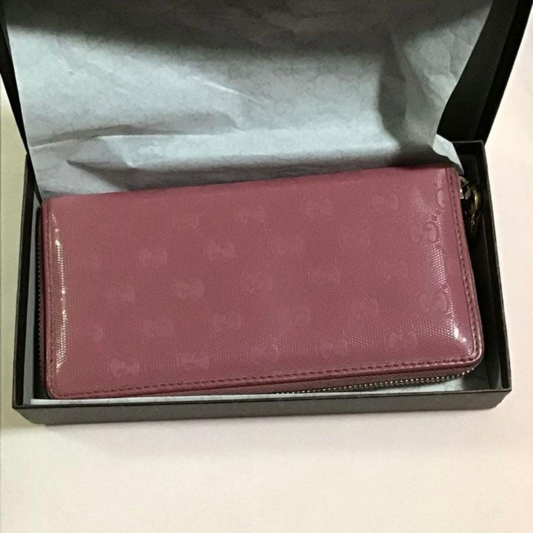 GUCCI 長財布　ローズピンク
