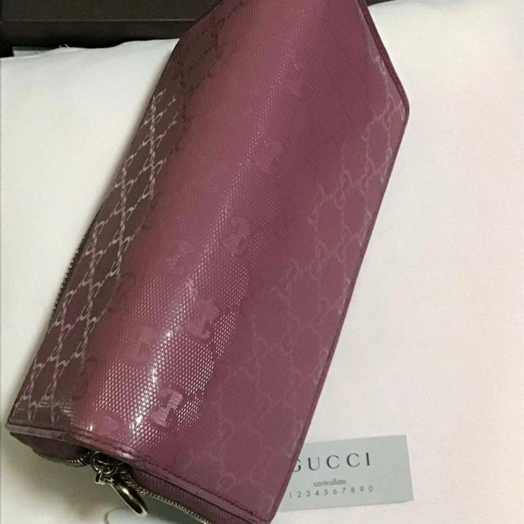 GUCCI 長財布　ローズピンク