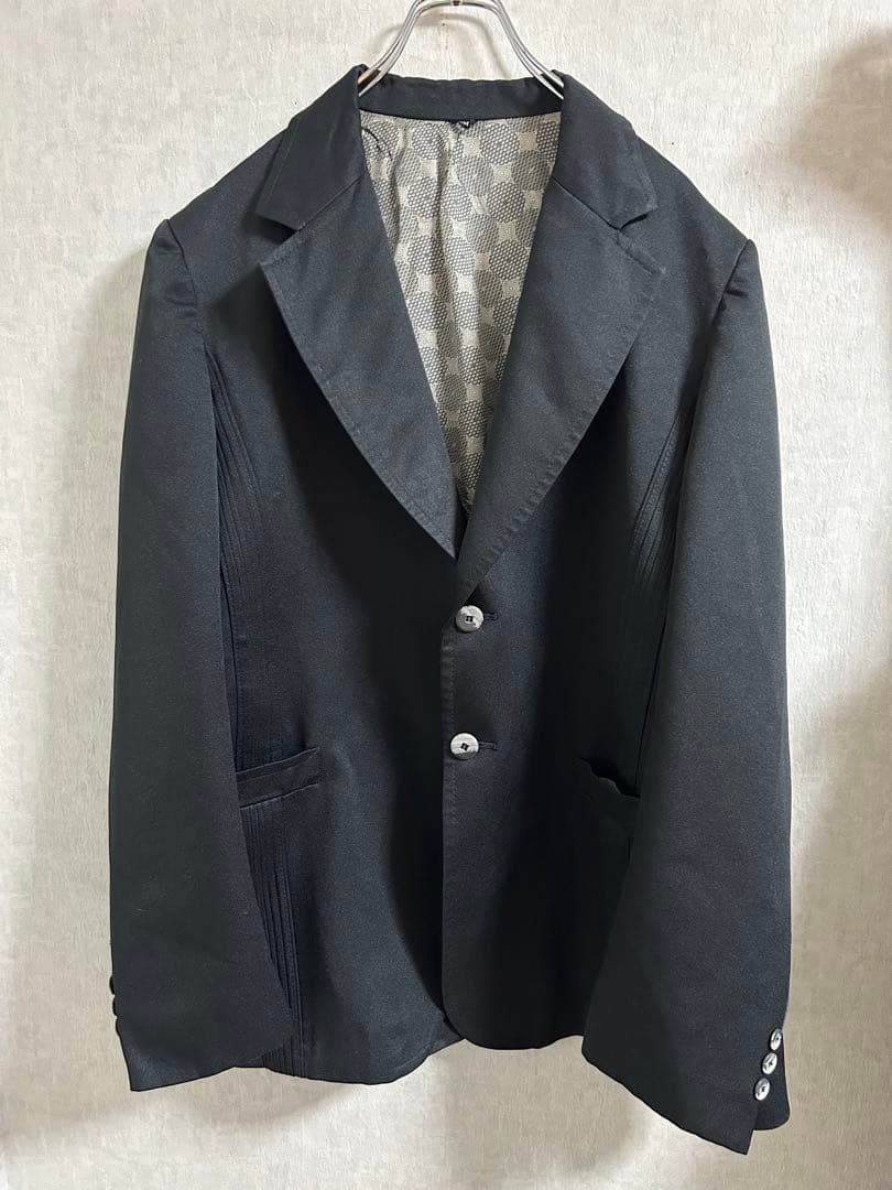 60s USA製 CAMPUS テーラードジャケット ブラック 黒　L 古着