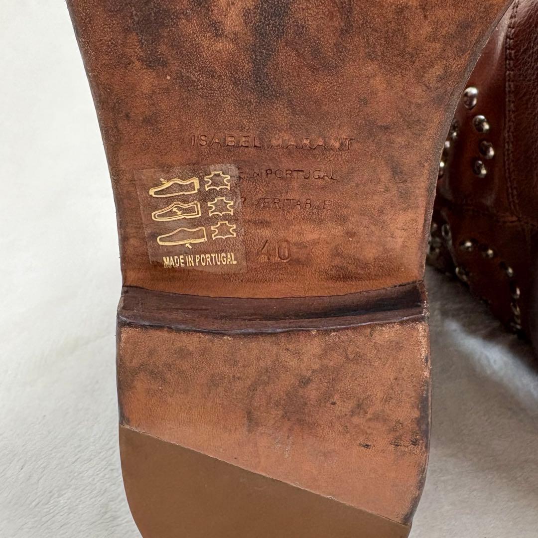 ISABEL MARANT ショートブーツ ウエスタン リペア済み 40