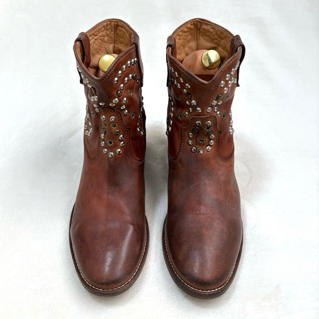 ISABEL MARANT ショートブーツ ウエスタン リペア済み 40