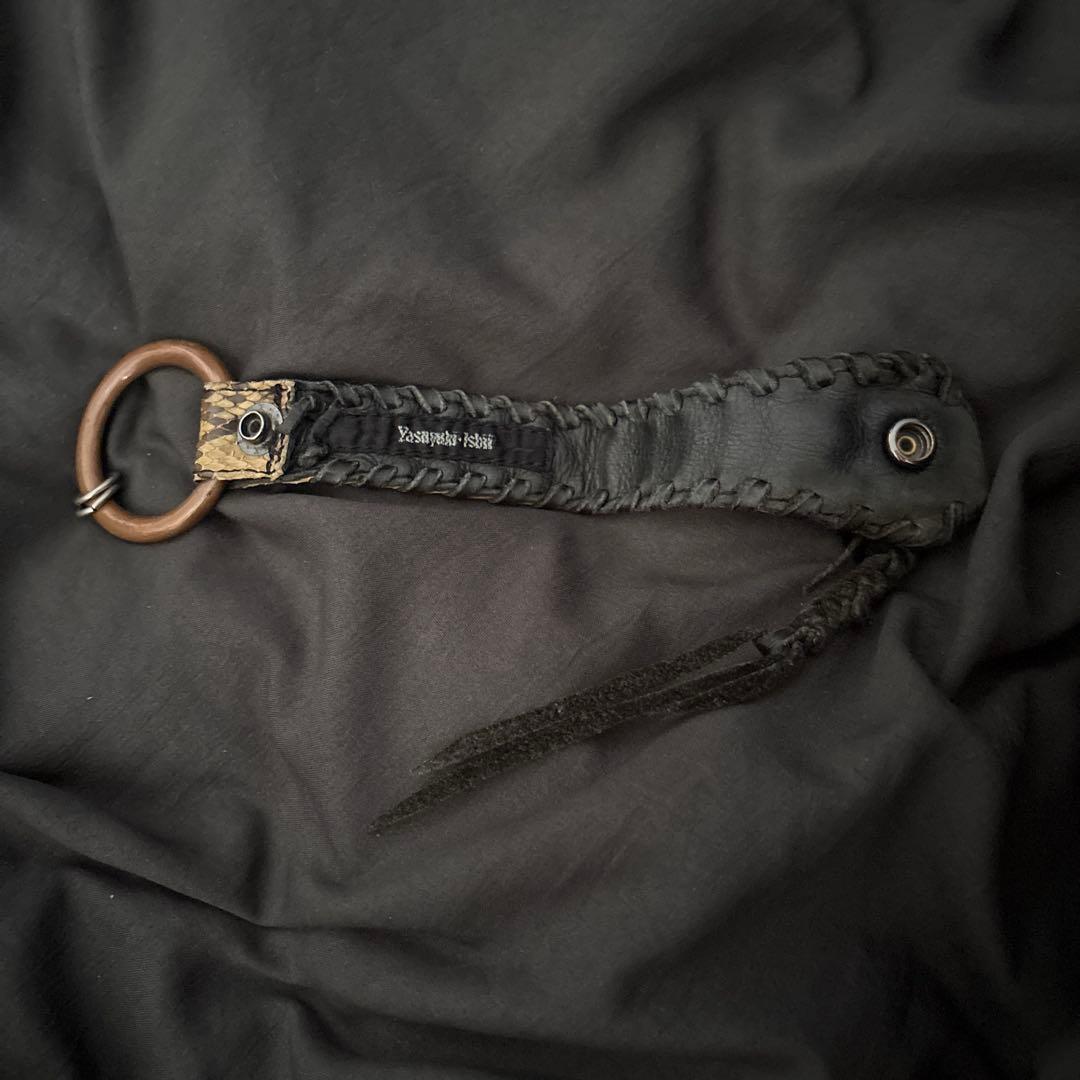 00s yasuyukiishii python leather キーホルダー
