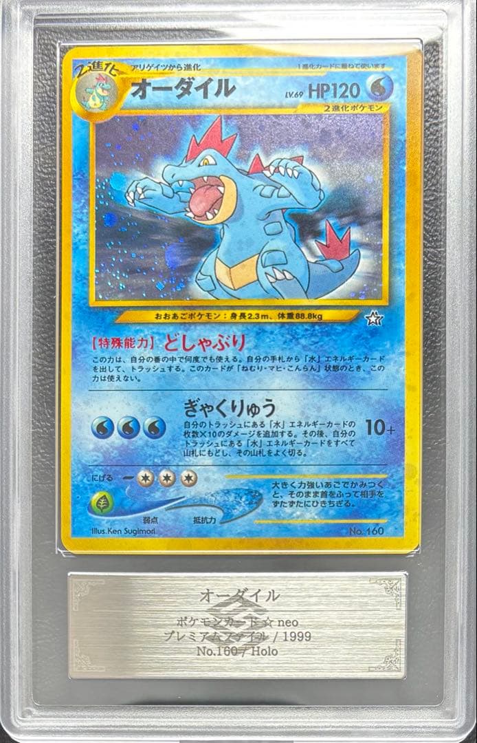 【ARS10+】オーダイル 旧裏 プレミアムファイル