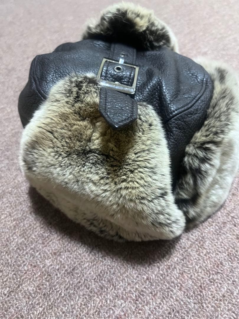 ステットソン　フライトキャップ　STETSON レザー　ヴィンテージ