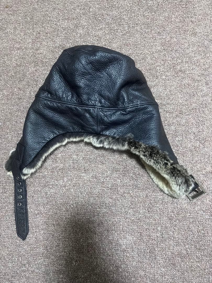 ステットソン　フライトキャップ　STETSON レザー　ヴィンテージ