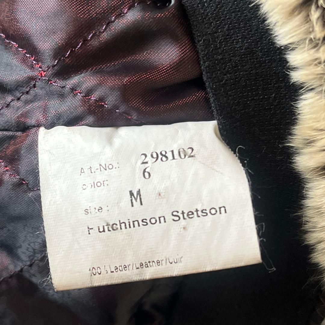 ステットソン　フライトキャップ　STETSON レザー　ヴィンテージ