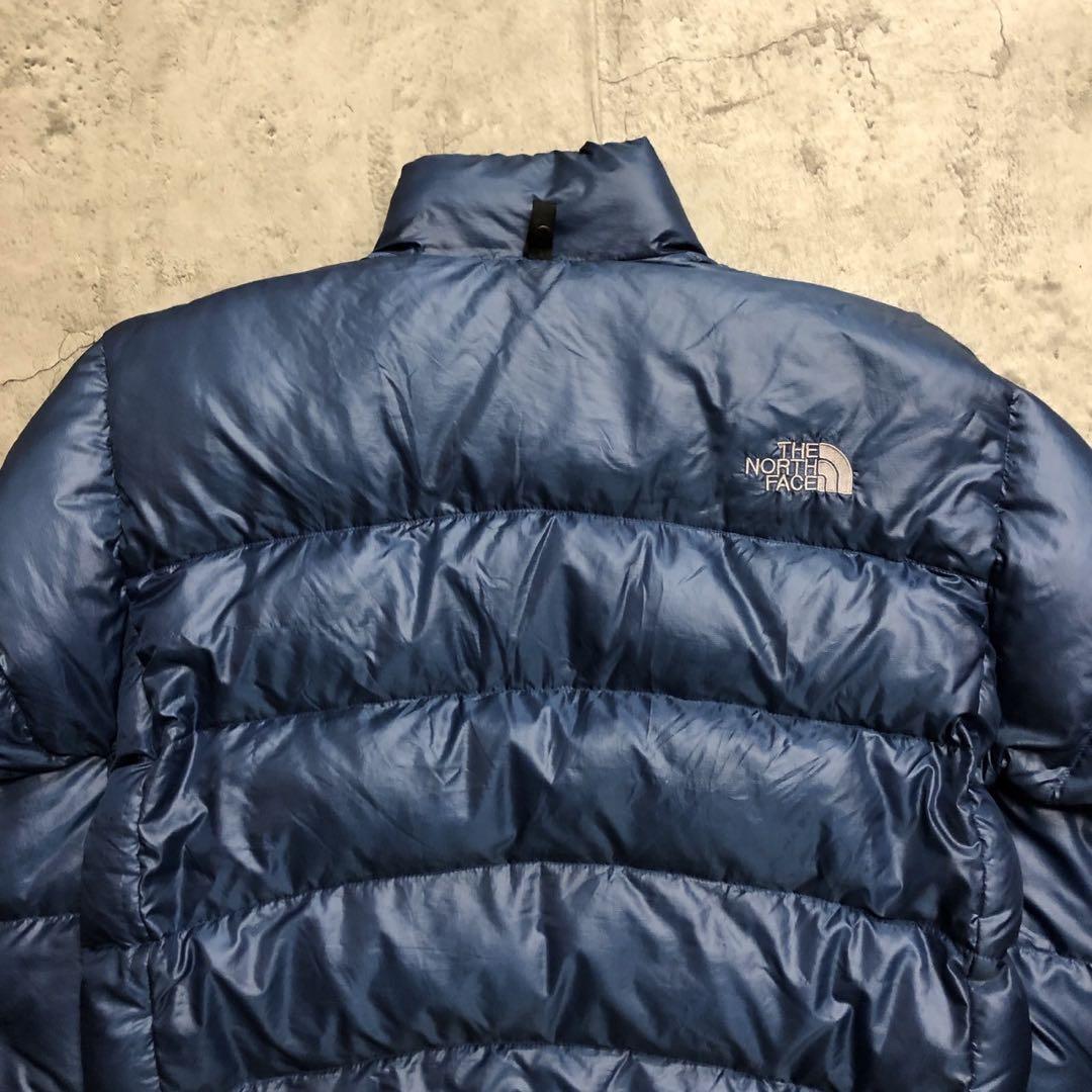 サミットシリーズ　刺繍　M ブルー　ヌプシ　ザノースフェイス　ダウンジャケット
