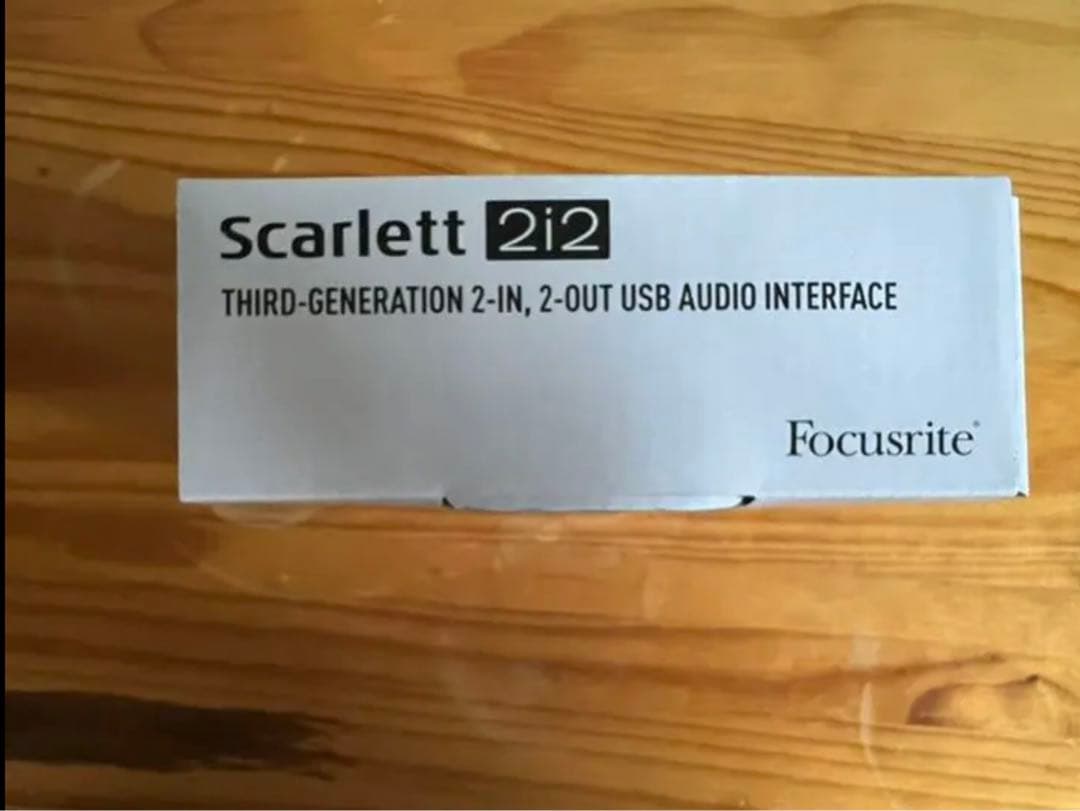オーディオインターフェイス　Scarlett 2i2(gen3)