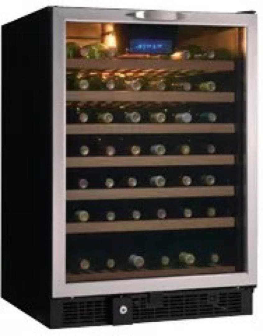 50本収納 ワインセラー ダンビー DWC512BLS 冷蔵庫 ワインラック