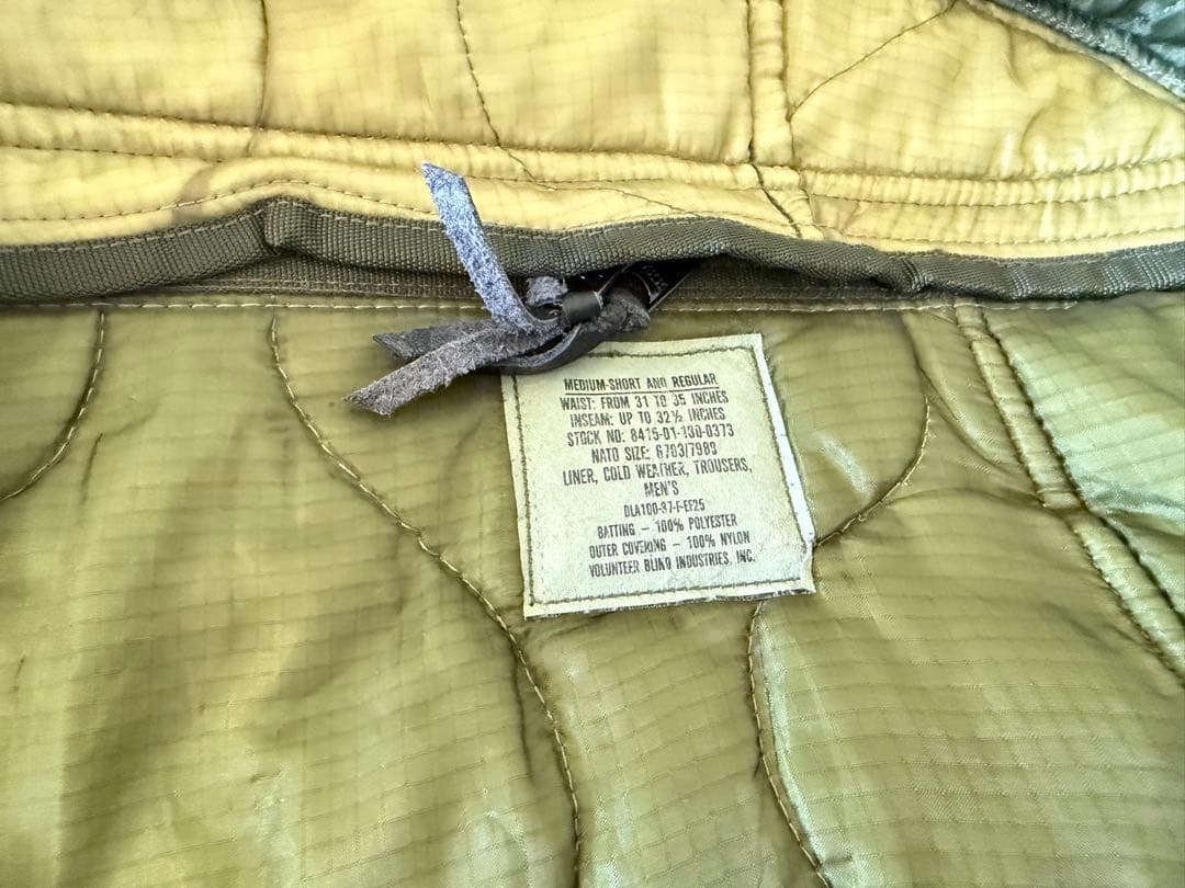 Military M-65 Quilted Liner BodyBagキムタク5