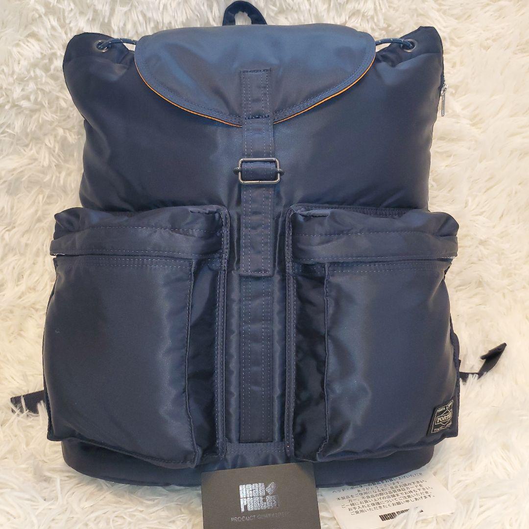 ⭐超希少未使用⭐HEAD PORTER ネイビー バックパック TANKER