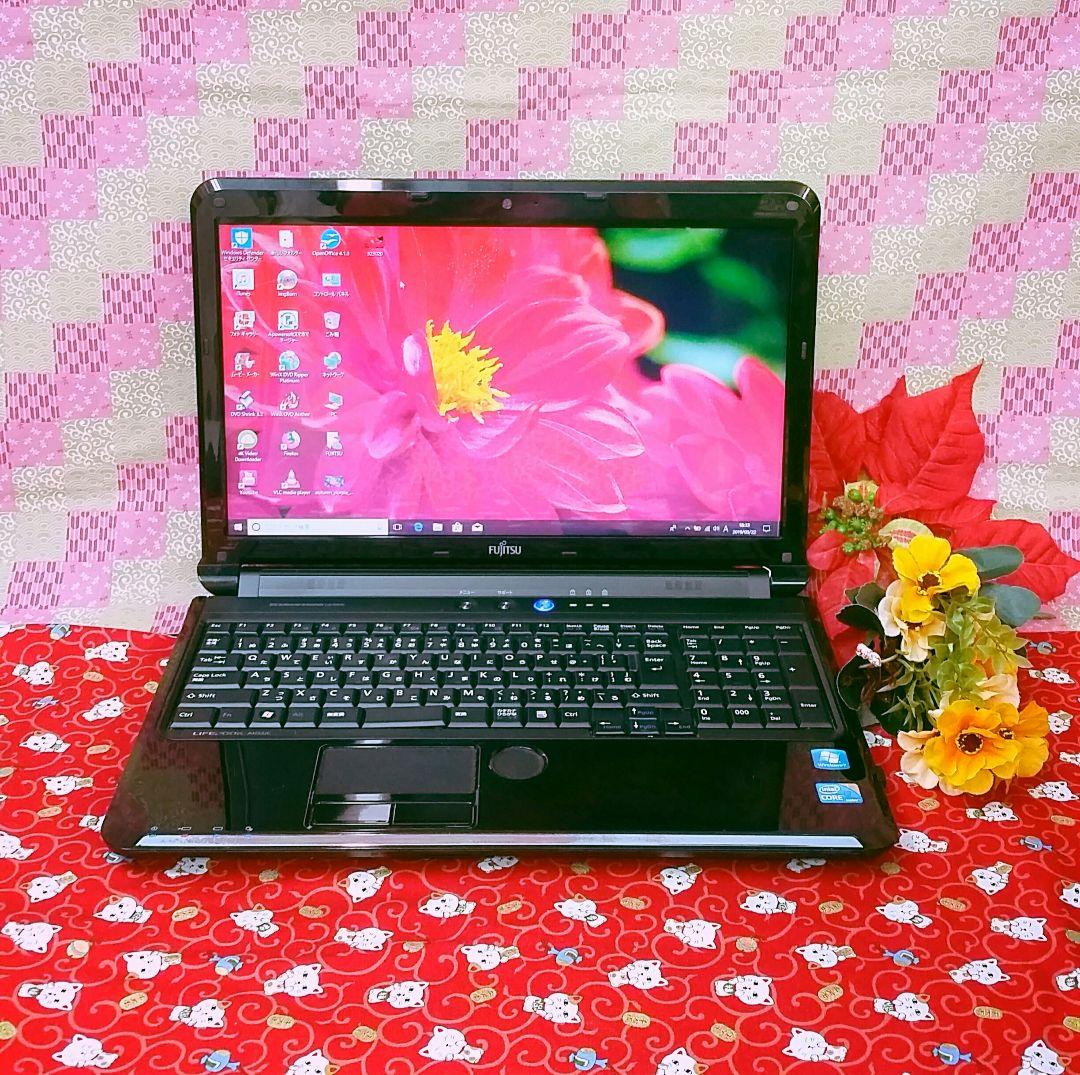 極上品！美品！テレワーク可能！富士通！新型Win11搭載！動画編集 画編集