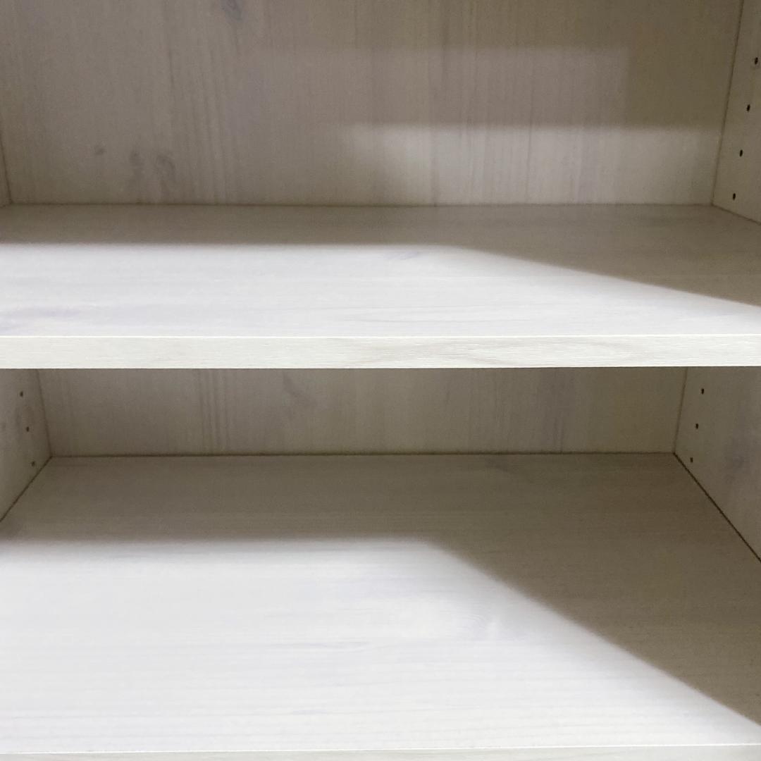 佐藤産業 木目調エレガントキャビネット 食器棚 キッチンキャビネット