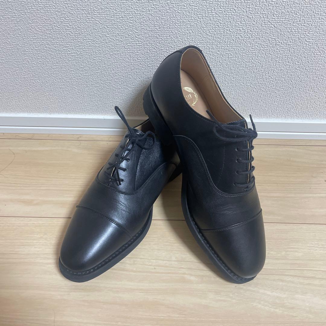 ストレートチップ ブラック R1766 スコッチグレイン