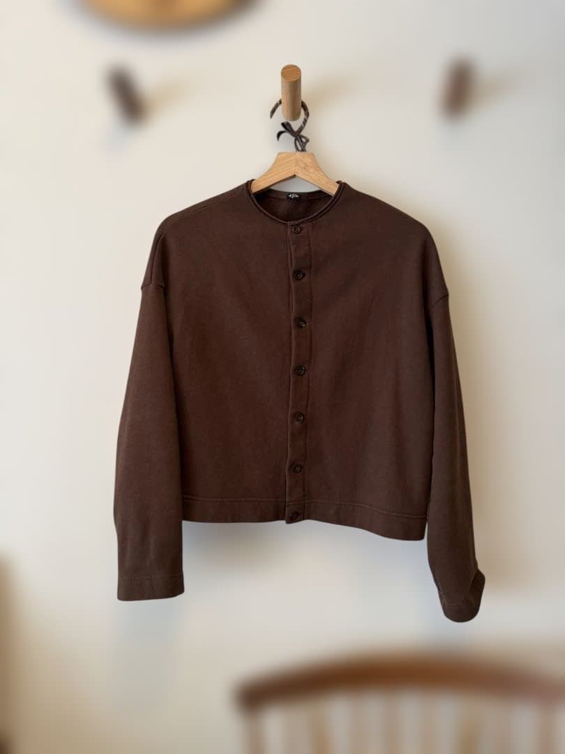 45r ブラウン カーディガン