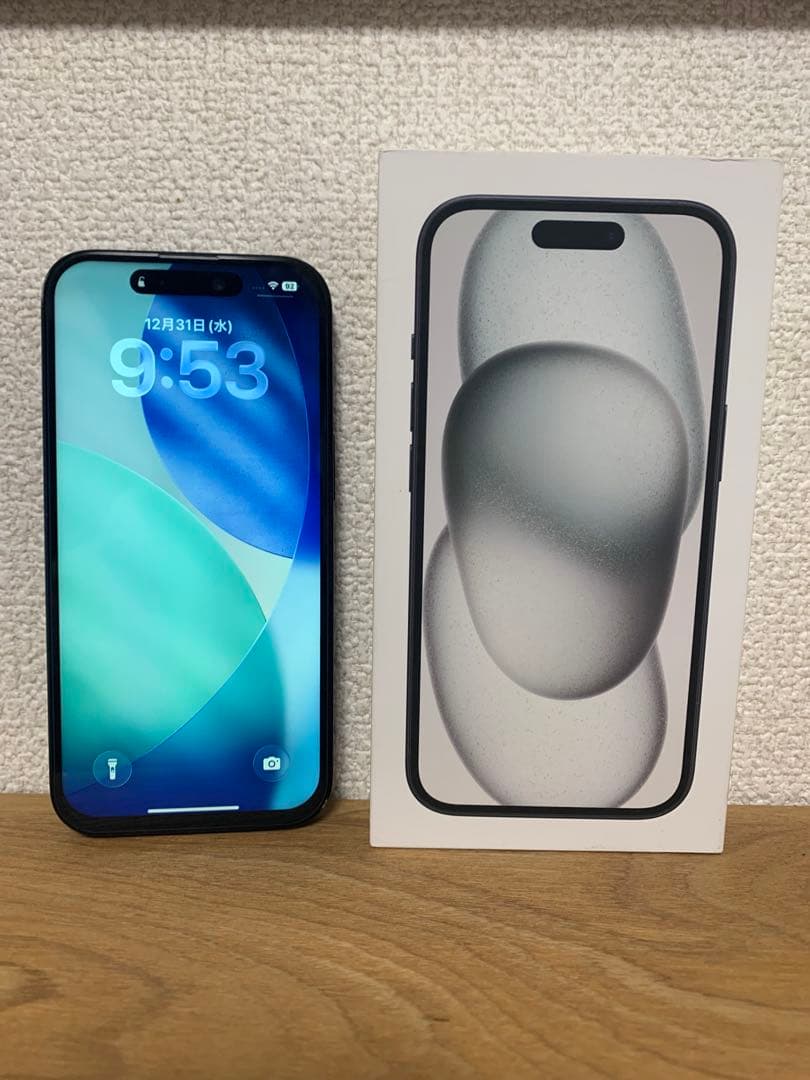 Apple iPhone 15ブラック 本体 128GB ジャンク品