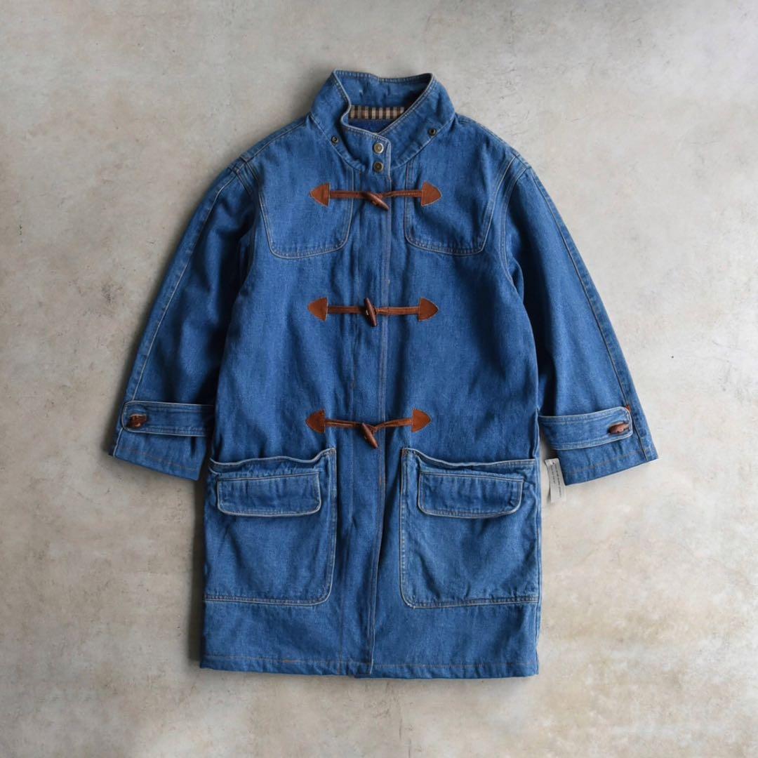 90s FORENZAフォレンツァ デニムダッフルコート M 未使用ヴィンテージ