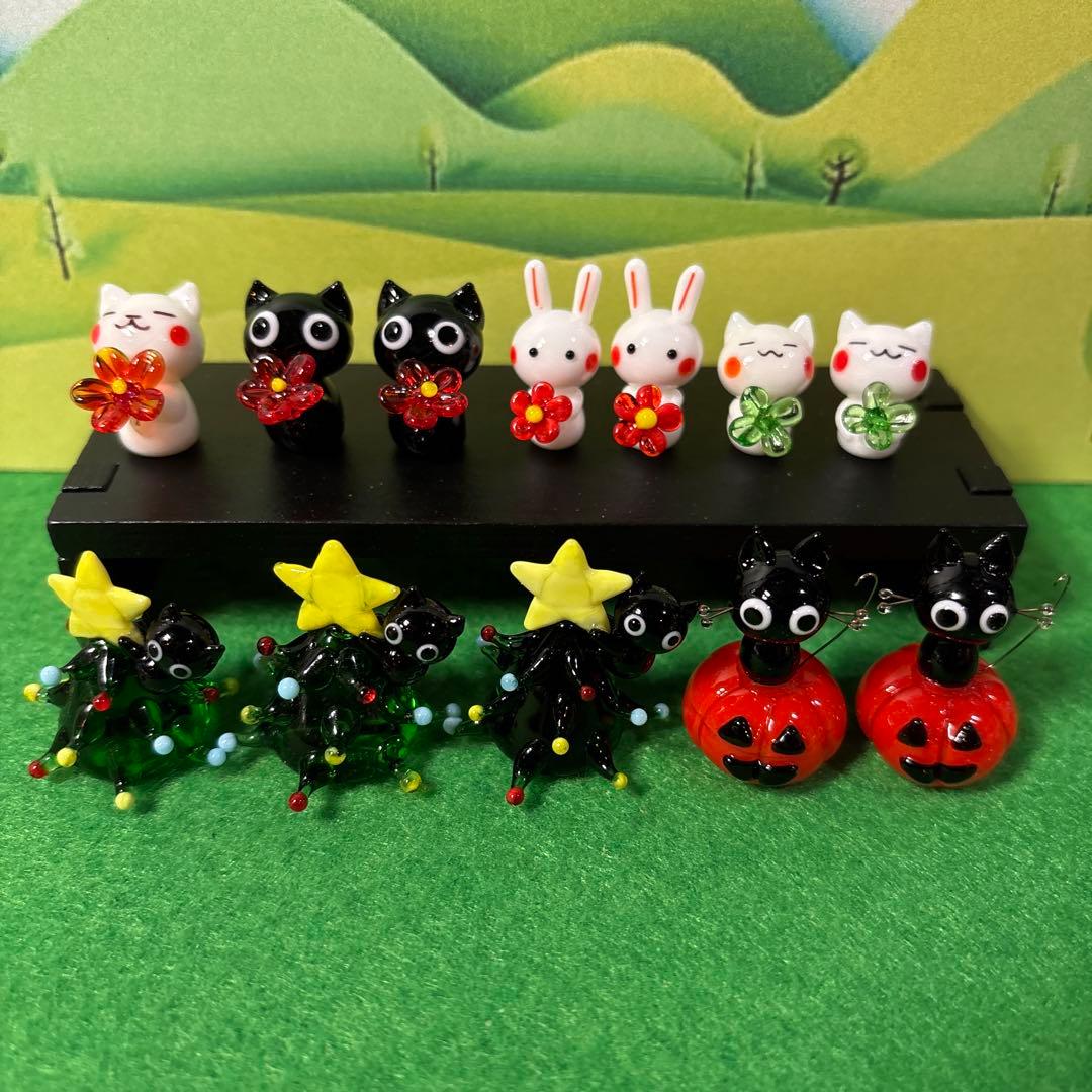 あんず ★　ガラス細工　ミニチュア