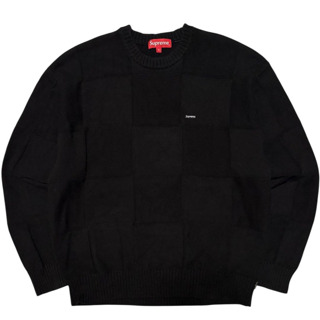 トップス Tonal Checkerboard Small Box Sweater S